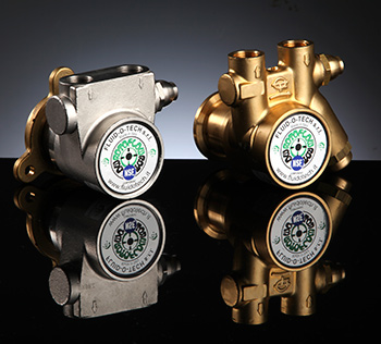 Fluid-O-Tech Pump 401 Brass Rotary Vane w ByPass 2.3 GPM